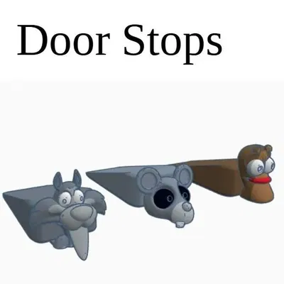 Cụng giữ cửa hình động vật trang trí nhà cửa