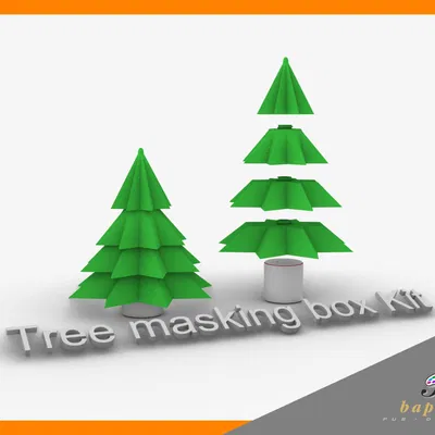 Hộp trang trí cây thông Giáng Sinh độc đáo