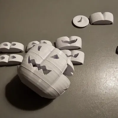 Đèn bí ngô Halloween mô-đun không cần hỗ trợ