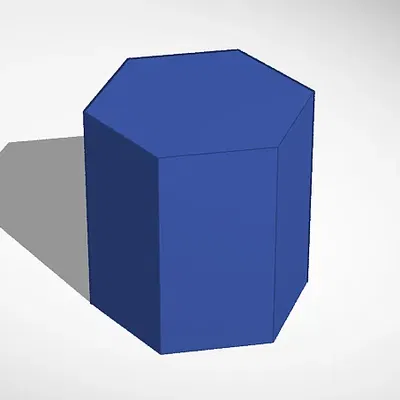 Hình lục giác đơn giản cho các dự án in 3D