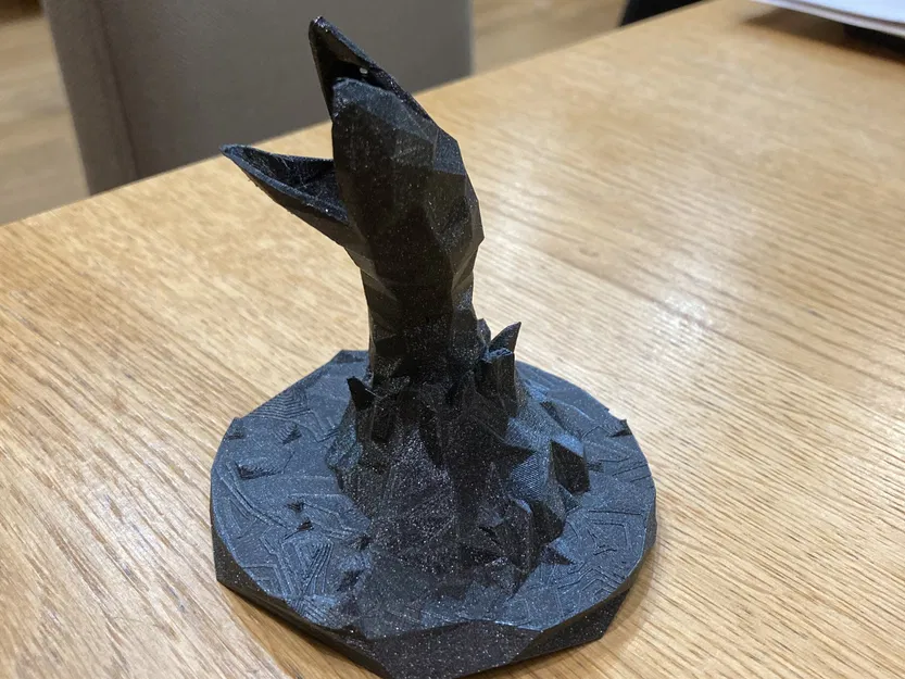 Worm cát Shai-Hulud phong cách Low Poly - Image 2