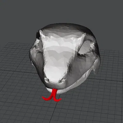 Mô hình đầu rối tay hình rắn v92