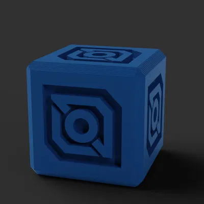 Khối lập phương LDO với logo độc đáo để in 3D