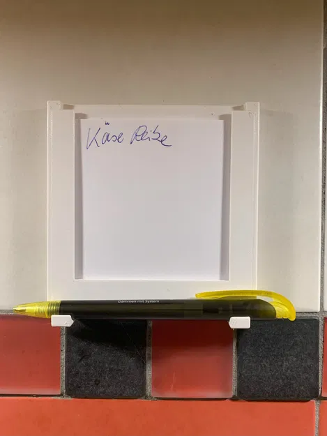 Giá đỡ cho danh sách mua sắm và bút kích thước 9,5 x 9,5 cm - Image 1