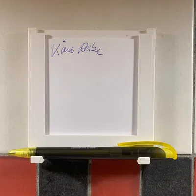 Giá đỡ cho danh sách mua sắm và bút kích thước 9,5 x 9,5 cm