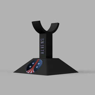 Giá đỡ M41A với logo Lính thuộc địa khắc họa