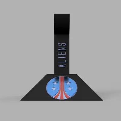 Giá đỡ M41A với logo Lính thuộc địa khắc họa