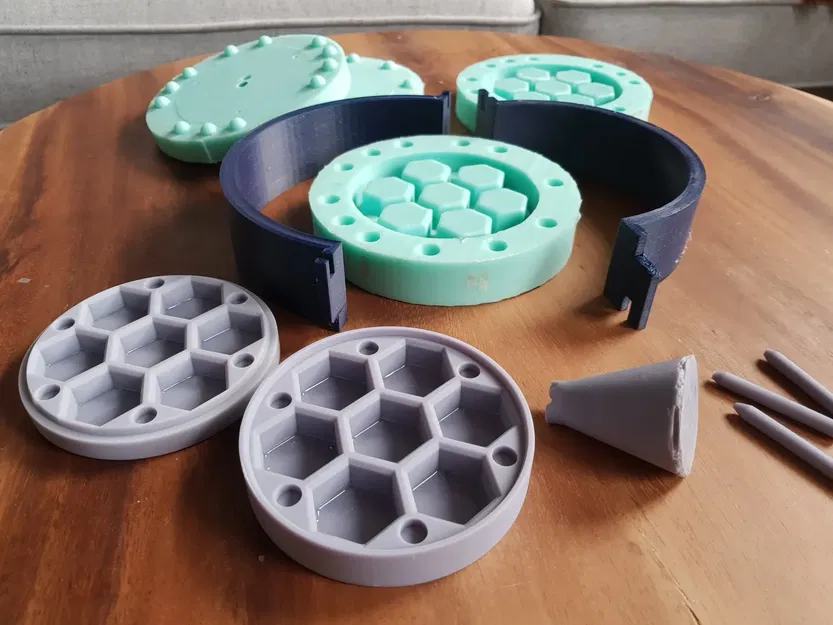 Hộp lưu trữ xúc xắc và bộ dụng cụ tạo khuôn silicone - Image 3