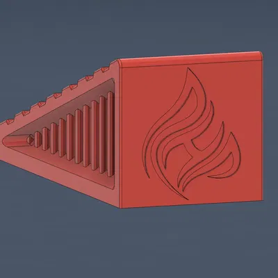 Đế chặn cửa thiết kế thẩm mỹ và tiết kiệm vật liệu