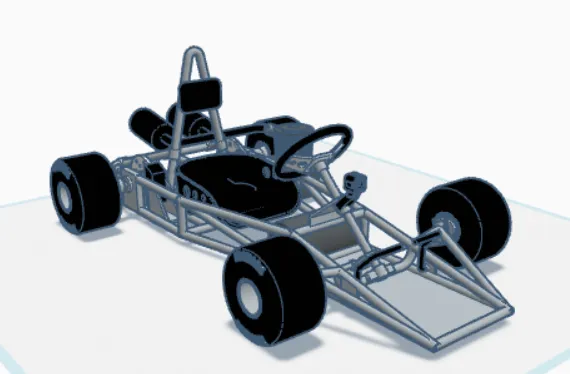 Xe thể thao mini in 3D - Image 1