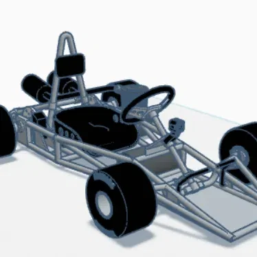Xe thể thao mini in 3D