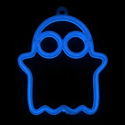 Đèn ma Halloween trang trí cửa sổ bằng dây EL