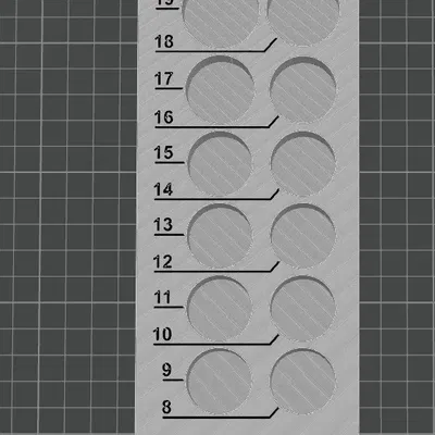 Bộ giá đỡ socket tác động 1/2" với tổ chức Gridfinity