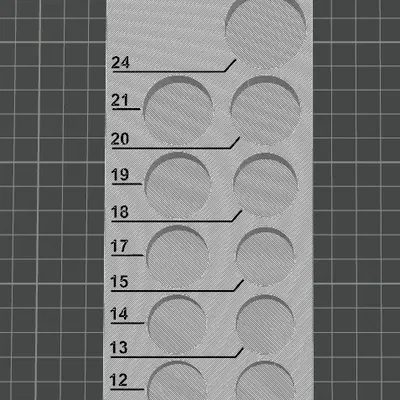 Tổ chức bộ socket mét 1/2" với 6 biến thể khác nhau