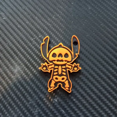 Móc khóa Stitch Halloween dễ thương cho trẻ em