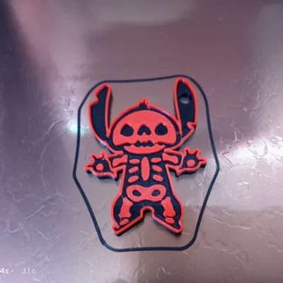 Móc khóa Stitch Halloween dễ thương cho trẻ em