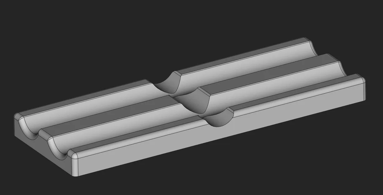 Khay để hai bút mực trên bàn làm việc - Image 2