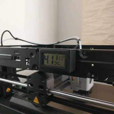 Vỏ nhiệt kế/độ ẩm tối giản với nam châm gắn tường