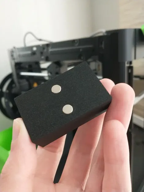 Vỏ nhiệt kế/độ ẩm tối giản với nam châm gắn tường - Image 3