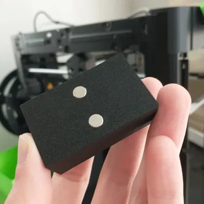 Vỏ nhiệt kế/độ ẩm tối giản với nam châm gắn tường