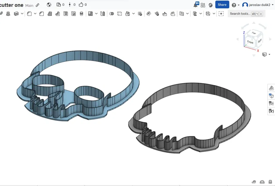 Khuôn bánh quy hình đầu lâu dễ sử dụng - Image 2