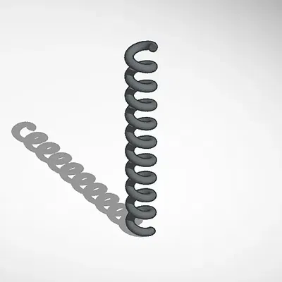 Lò xo cơ bản cho mô hình 3D sáng tạo