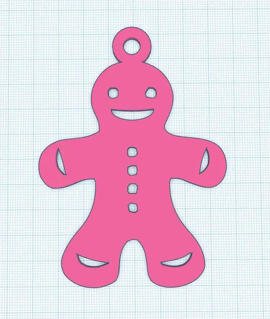 Món quà trang trí Giáng Sinh hình bánh quy bơ dễ in - Image 1