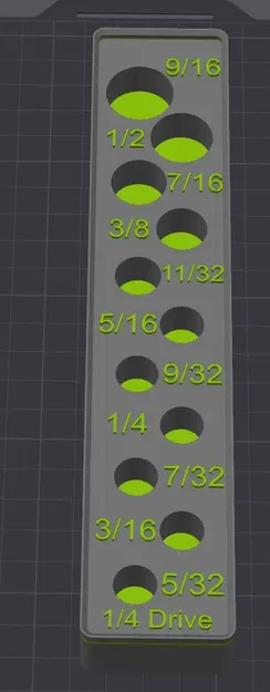 Husky 1/4 inch socket remix với đầu nối 5/32 - Image 1