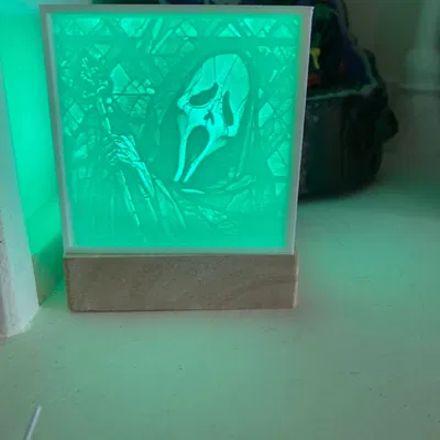 Mô hình lithophane Halloween với Michael Myers và bạn bè