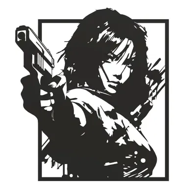 Canh gác trong không gian nghệ thuật treo tường