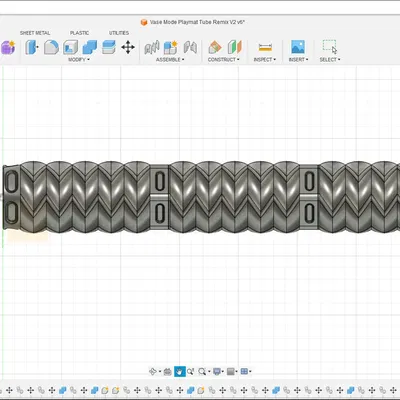 Bình hoa dạng tham số kiểu Zig Zag