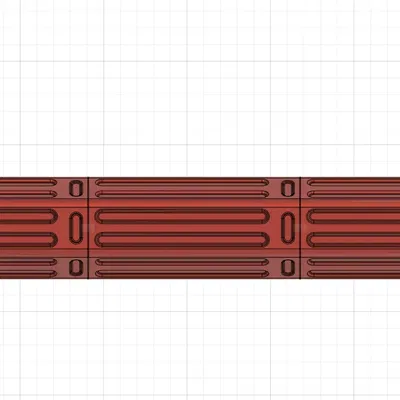 Bình hoa dạng tham số với họa tiết sọc