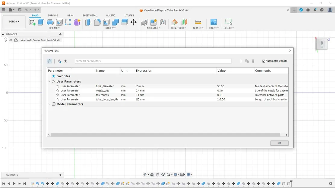 Bình hoa dạng tham số với họa tiết sọc - Image 3