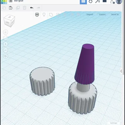 Nắp và vòi keo thay thế cho BSI/Střední