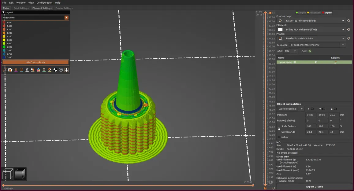 Nắp và vòi keo thay thế cho BSI/Střední - Image 5