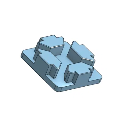 Nắp ép nhựa 6 cho đai ốc t-type 2020