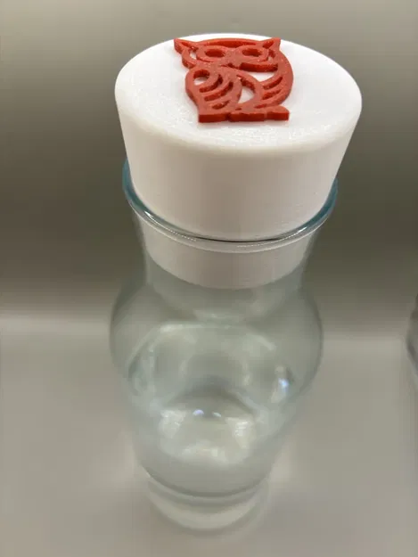 Nắp chai IKEA 365+ in PETG với hình cú mèo - Image 1