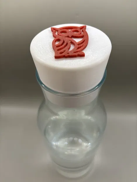 Nắp chai IKEA 365+ in PETG với hình cú mèo - Image 2