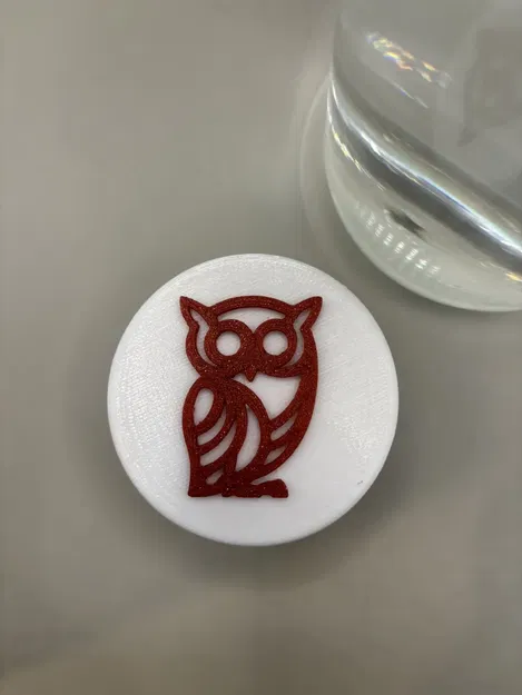 Nắp chai IKEA 365+ in PETG với hình cú mèo - Image 3