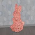 Thỏ Voronoi - Mô hình in 3D độc đáo cho trang trí nhà cửa - Thumbnail 1