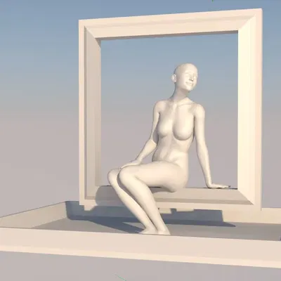 Kệ đựng đồ nữ ngồi nghệ thuật