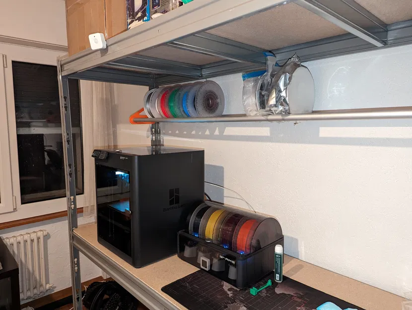 Giá đỡ RepRack cho ống nhôm 25mm và lắp đặt trên kệ - Image 2