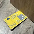 Cụ chặn cửa 3D in hình tờ tiền 200 euro - Thumbnail 1