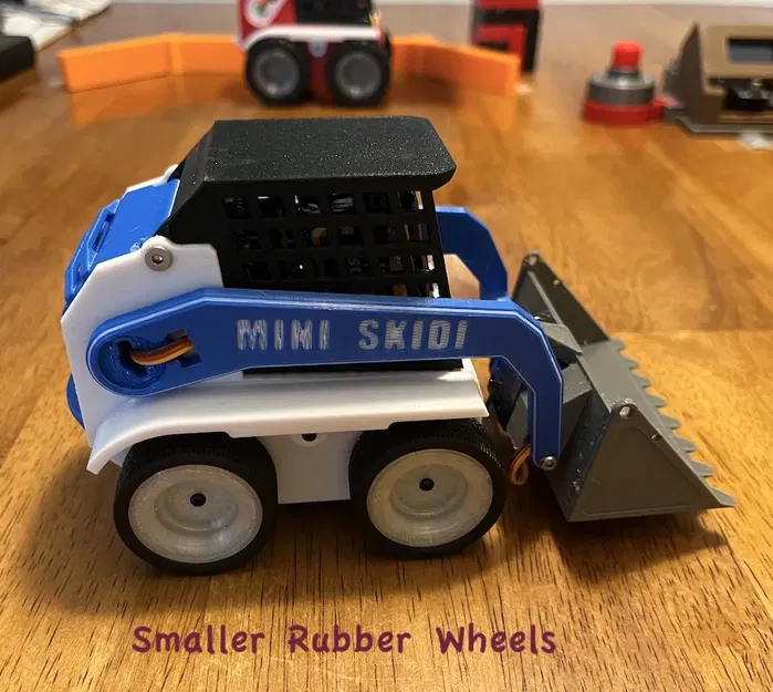 Bản remix Mini-Skidi với bánh xe cao su và cải tiến điều khiển - Image 3