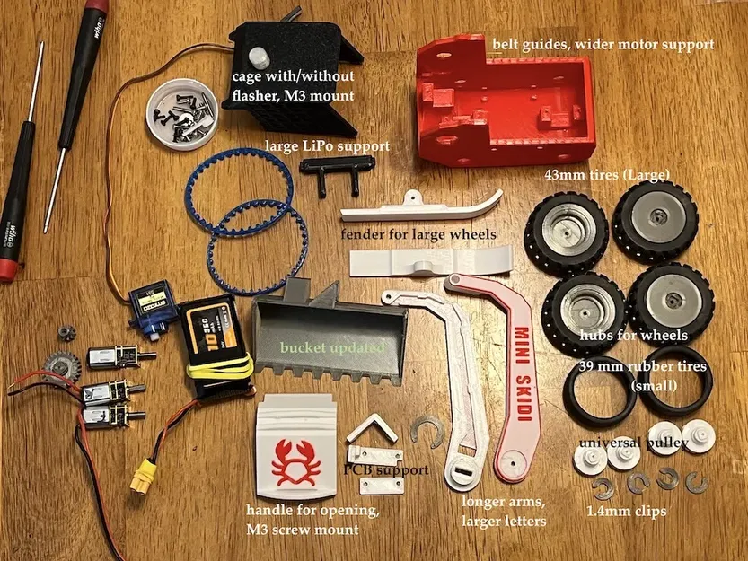 Bản remix Mini-Skidi với bánh xe cao su và cải tiến điều khiển - Image 6