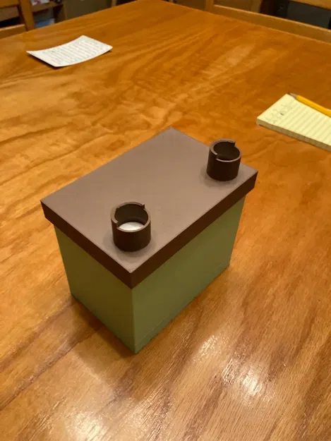 Hộp pin AAA hình dạng ắc quy ô tô - Image 1