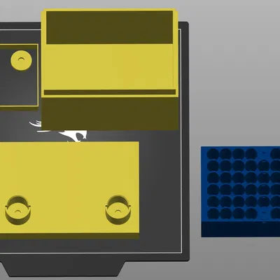 Hộp pin AAA hình dạng ắc quy ô tô