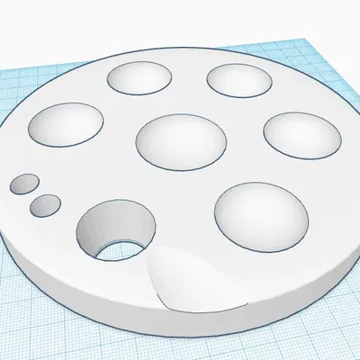 Bảng màu vẽ cho nghệ thuật vẽ và tô màu