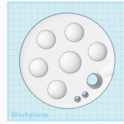 Bảng màu vẽ cho nghệ thuật vẽ và tô màu