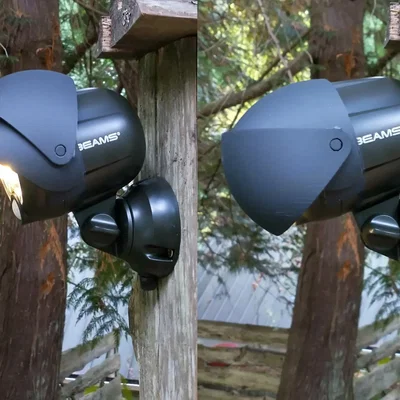 Vành chắn cho đèn cảm biến chuyển động trong thời tiết xấu